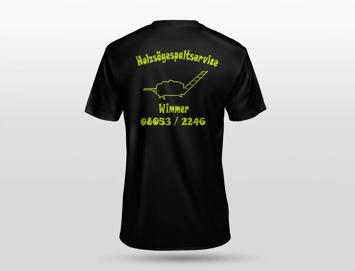 Holzsägespaltservice Wimmer Textildruck T-Shirts - modal